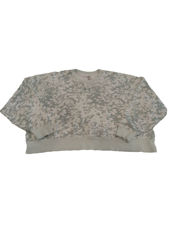 Under Armour Tops - Under Armour Rival Fleece Sweatshirt Womens XL Green White Camo Crewneck Top